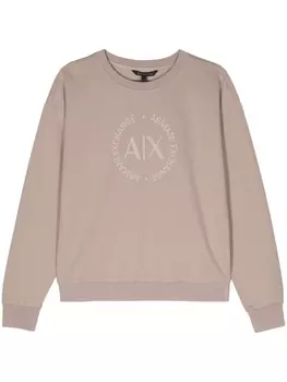 Толстовка с логотипом Armani Exchange, серый