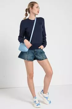 Толстовка с логотипом Armani Exchange, синий