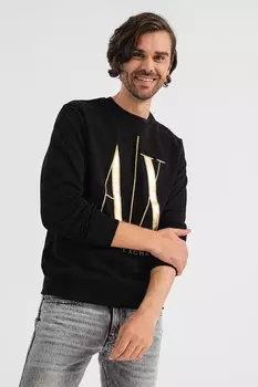 Толстовка с логотипом Armani Exchange, желтый