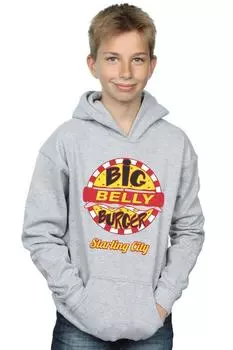 Толстовка с логотипом Arrow Big Belly Burger DC Comics, серый