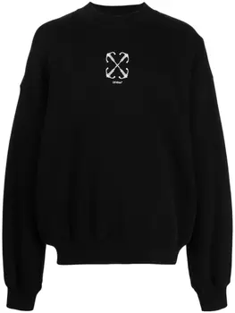 Толстовка с логотипом Arrows Off-White, черный