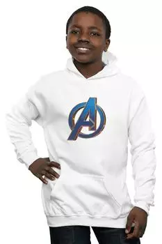Толстовка с логотипом Avengers Endgame Heroic Marvel, белый