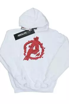 Толстовка с логотипом Avengers Endgame Shattered Marvel, черный