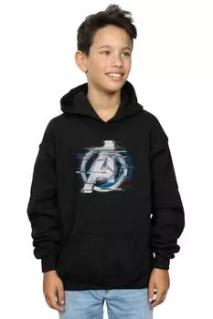 Толстовка с логотипом Avengers Endgame Team Tech Marvel, черный