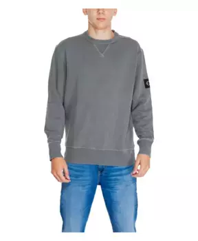 Толстовка с логотипом Badge Crew Calvin Klein Jeans, серый