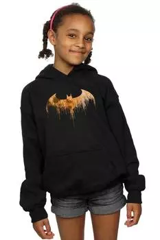 Толстовка с логотипом Batman Arkham Knight Halloween Moon DC Comics, черный