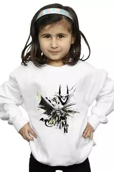 Толстовка с логотипом Batman Batface DC Comics, белый