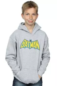 Толстовка с логотипом Batman Crackle DC Comics, серый