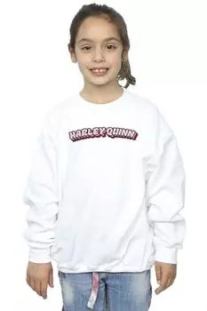 Толстовка с логотипом Batman Harley Quinn DC Comics, белый