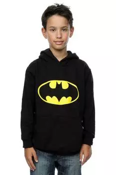 Толстовка с логотипом Бэтмена DC Comics, черный