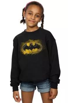 Толстовка с логотипом Бэтмена DC Comics, черный