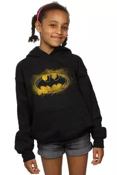 Толстовка с логотипом Бэтмена DC Comics, черный