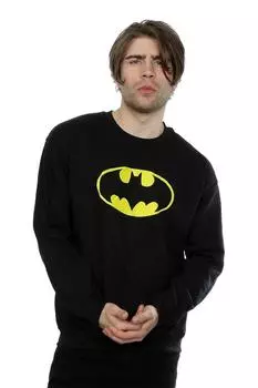 Толстовка с логотипом Бэтмена DC Comics, черный