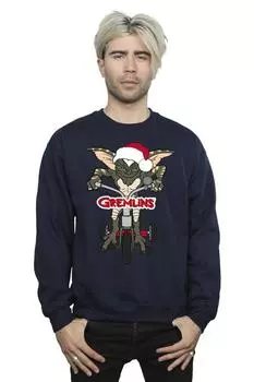 Толстовка с логотипом Bike Gremlins, темно-синий