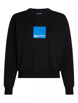 Толстовка с логотипом Box Karl Lagerfeld Jeans, черный