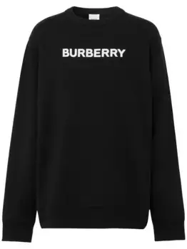 Толстовка с логотипом BURBERRY, черный