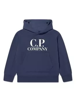 Толстовка с логотипом C.P. Company Kids, синий