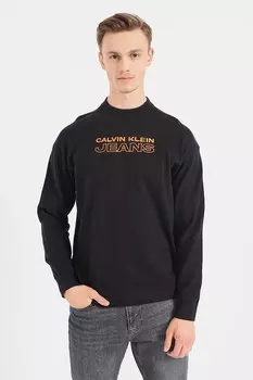 Толстовка с логотипом Calvin Klein Jeans, черный