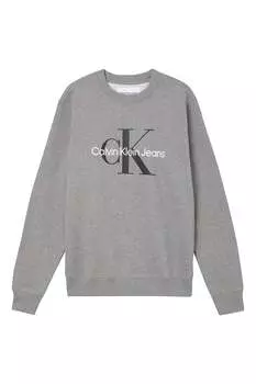 Толстовка с логотипом Calvin Klein Jeans, серый