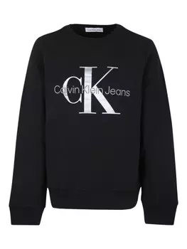 Толстовка с логотипом Calvin Klein Kids, черный