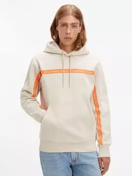 Толстовка с логотипом Calvin Klein, классический бежевый
