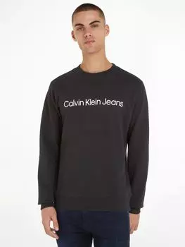 Толстовка с логотипом Calvin Klein, ск черный