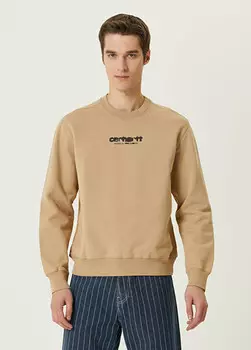 Толстовка с логотипом Carhartt, бежевый