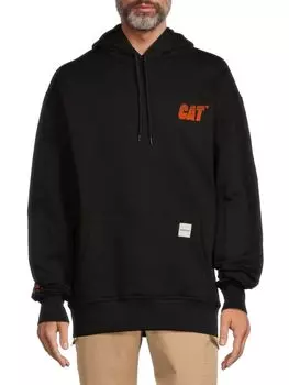Толстовка с логотипом Cat Workwear, черный