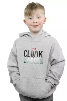 Толстовка с логотипом Cloak And Dagger Marvel, серый