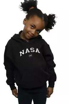 Толстовка с логотипом Collegiate NASA, черный