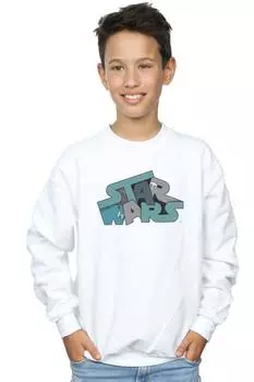 Толстовка с логотипом Death Star Jumble Star Wars, белый