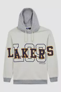 Толстовка с логотипом Defacto, серый