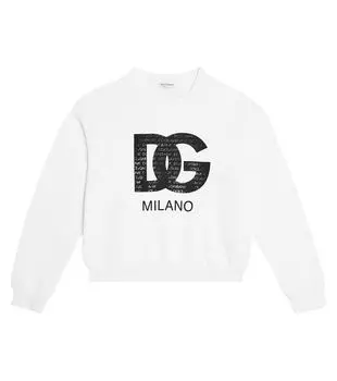Толстовка с логотипом dg Dolce&Gabbana, белый