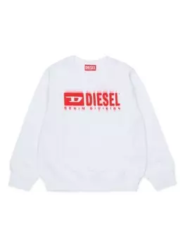 Толстовка с логотипом Diesel Kids, белый