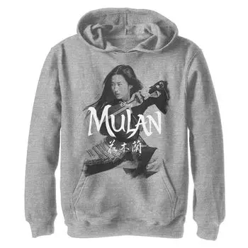 Толстовка с логотипом Disney Mulan Live Action Mulan Action Pose для мальчиков 8–20 лет Disney
