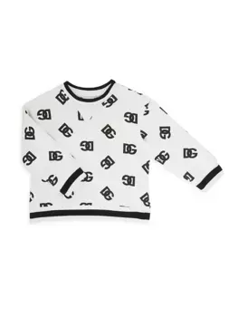 Толстовка с логотипом для ребенка Dolce&Gabbana, белый