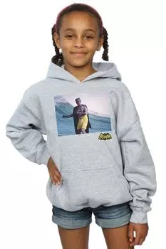 Толстовка с логотипом для серфинга из сериала «Бэтмен» DC Comics, серый