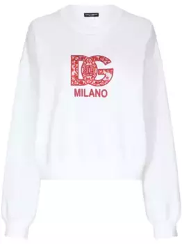 Толстовка с логотипом DOLCE & GABBANA, белый