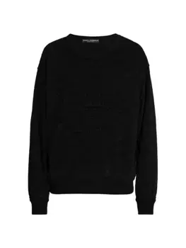 Толстовка с логотипом Dolce&Gabbana, черный