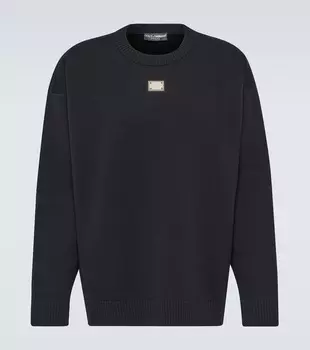 Толстовка с логотипом Dolce&Gabbana, черный