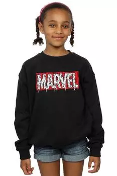 Толстовка с логотипом Drip Marvel, черный