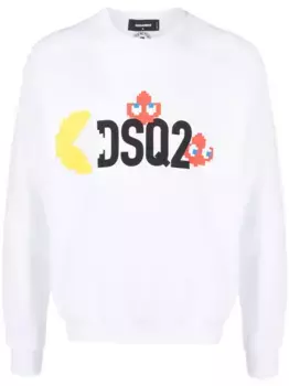 Толстовка с логотипом DSQUARED2, белый