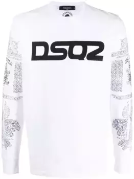 Толстовка с логотипом DSQUARED2, белый