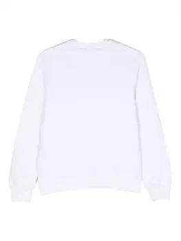 Толстовка с логотипом Dsquared2 Kids, белый