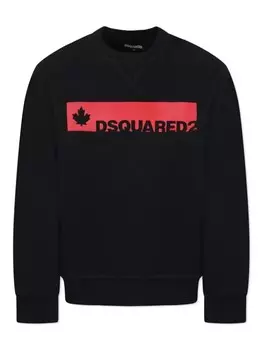 Толстовка с логотипом DSQUARED2 KIDS, черный