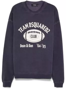 Толстовка с логотипом DSQUARED2, синий