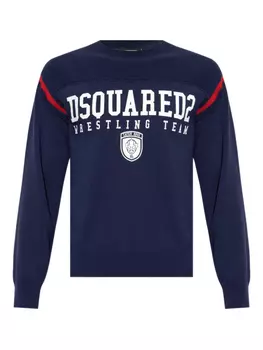 Толстовка с логотипом DSQUARED2, синий
