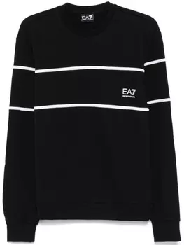 Толстовка с логотипом Ea7 Emporio Armani, черный