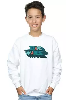 Толстовка с логотипом Edgy Block Star Wars, белый