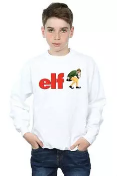 Толстовка с логотипом Elf, белый